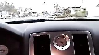 Nikki makes a blowjob right in the car, it’s her specialty