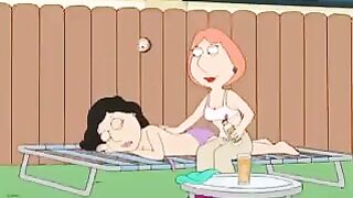 Lesbian sex with Lois Griffin and Bonnie Swanson from Family Guy