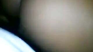 The pretty girl has sex with her boyfriend, showcasing her tight crotch in action