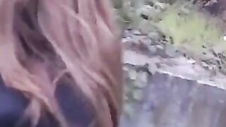 A girl is not ashamed to have sex in public places, she loves it