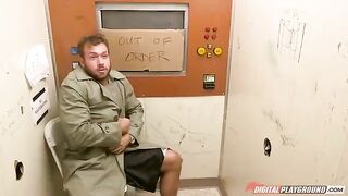 Eva Lovodi took a cum shot, feeling it inside her 60fps
