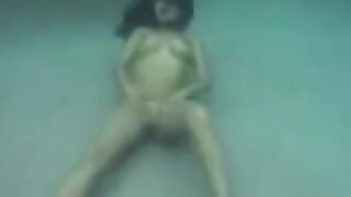 Sex in the ocean with busty brunette episode 1