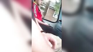 A guy jerks his cock on the bus, just like in the fantasies