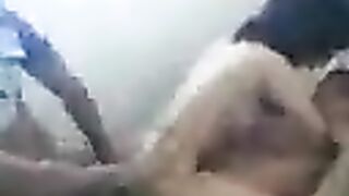 Two young Asian guys fucked a girl with their hard dicks in a steamy scene