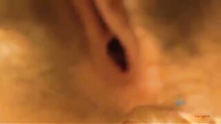 A man was having his jet off and a woman made a blowjob