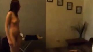 A kitchen is not only for cooking, but also for masturbation