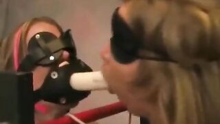 Lesbian bondage and domination with a thrilling twist, check it out!