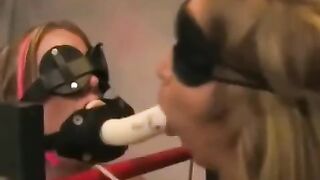 Lesbian bondage and domination with a thrilling twist, check it out!