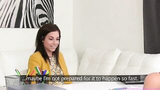 Lesbian casting with gorgeous Australian girl Tracy Lindsay and her stunning friend