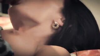 A beautiful girl has a wonderful hot sex HD