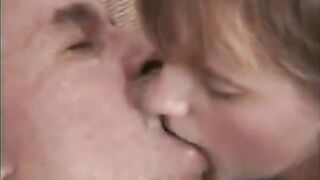 The grandfather slightly injured his finger while playing with granddaughter