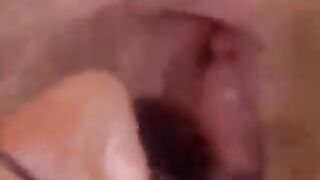 The man did not stop fucking her because of the hairs on her pussy