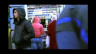 Fella arranged a meeting with a blonde on the street and fucked her