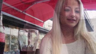 A sexy blonde with natural tits in a private scene you won't want to miss!