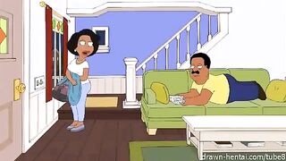 The porn parody of the famous TV show "Family Guy" episode