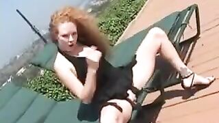 Tough anal sex with a blonde and big boobs