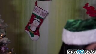 A hot Santa Claus fucked two Snow Maidens in a steamy threesome
