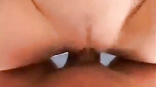 A girl was fucked in her sweet pussy with a great orgasm