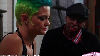 Hot anal meeting with an emo blonde model
