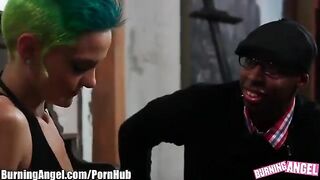 Hot anal meeting with an emo blonde model