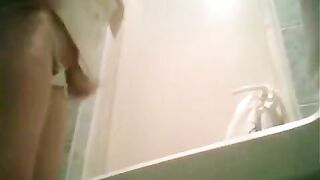 Camera in the toilet, peeping at a graduate