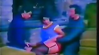 A retro threesome sex video from Italy that will make you moan with pleasure