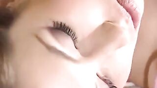 A busty woman licked the pussy of a young man in a steamy scene