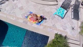 A negro with a huge cock fucked his neighbor in anal pose
