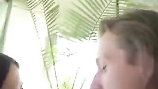 A camera hidden in the beer took off without panties