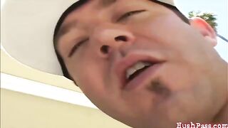 A guy fucked his wife with a big dick in HD