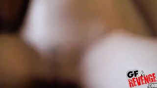 Two smiling girls shared a big dick in their mouths