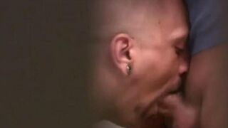 Two young guys were jerking off in the public WC