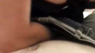 A husband shoots his wife in corset porn, showcasing their intimate bedroom dynamics