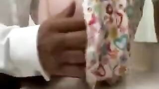 A young student already knows what to do with a dick