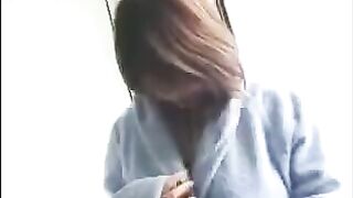 A fat Korean virgin with big boobs gets fucked hard