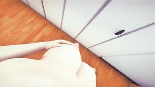 The hot MILF mother of Chun-li gets her huge boobs massaged