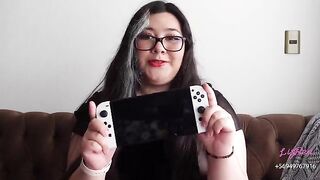 Unboxing of the new Switch OLED - Lizren's big ass Chilean sex
