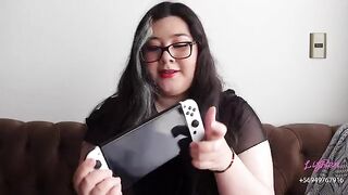 Unboxing of the new Switch OLED - Lizren's big ass Chilean sex