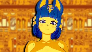 Ankha rides a big cock with great pleasure in the new episode