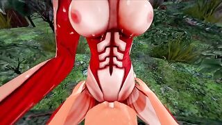 Annie Titan gets attacked and banged on Halloween in a special scene