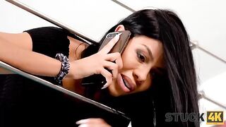 The guy nailed busty Latina Canela Skin when she got stuck