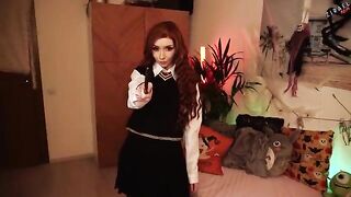 Hermione Granger gets fucked after lessons by a bold guy