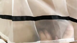 Amateur schoolgirl in cosplay gets her pussy fucked hard by a big cock