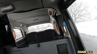 A cheeky Asian passenger gets out and takes a piss in the middle of the road in this wild Fake Taxi encounter