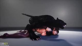 A succubus seduced the Furies and she was deeply fucked by a werewolf