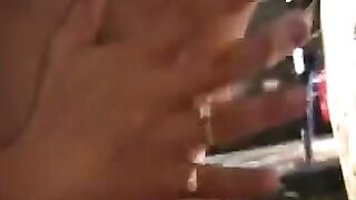 A man brought himself to a powerful orgasm with the help of water