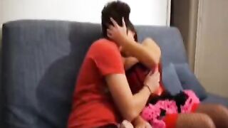 The guy shot sex with his big sister, no hesitation