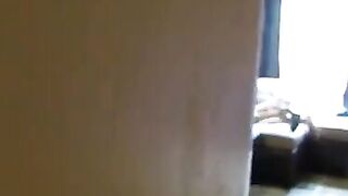 The spy brother is watching his sister having sex with her BF