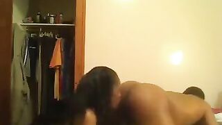 I punished the disobedient guy with a long black strap-on in a passionate encounter