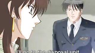 Girl with big eyes from Hentai makes a stunning blowjob